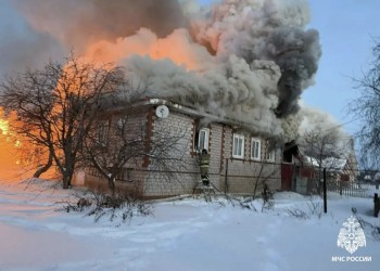 Пенсионерка и 9-летний мальчик погибли на пожаре в Большом Волкове Удмуртии