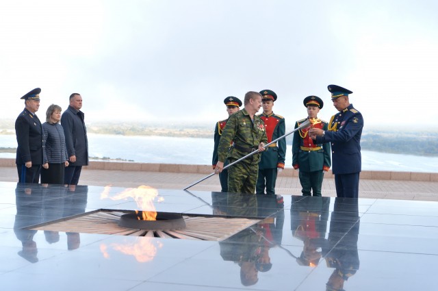 Мемориал памяти воинов, погибших в годы Великой Отечественной войны, открыли в р.п. Бутурлино