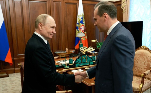 Владимир Путин встретился с главой Мордовии Артёмом Здуновым (ВИДЕО)