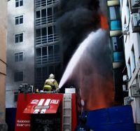 В результате пожара на ул.Академика Блохиной обгорело имущество в 7-ми квартирах