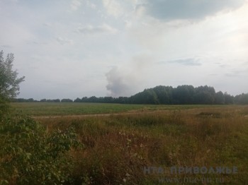 Подвижный пункт управления губернатора Нижегородской области задействован в тушении пожара вблизи Мордовского заповедника 