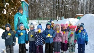 Зимняя спартакиада по 6 видам спорта прошла среди воспитанников чебоксарского детского сада 