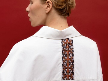 Марийская вышивка украсила ткани от GUCCI Марийская вышивка украсила ткани от GUCCI