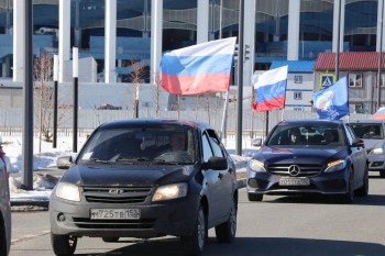 Автомотопробег в честь воссоединения Крыма с Россией прошел в Нижнем Новгороде