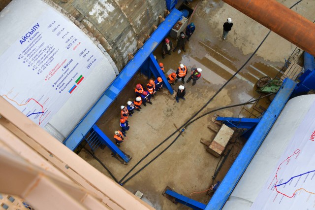 Тоннелепроходческий комплекс на станции "100-летие ТАССР" запустили в Казани