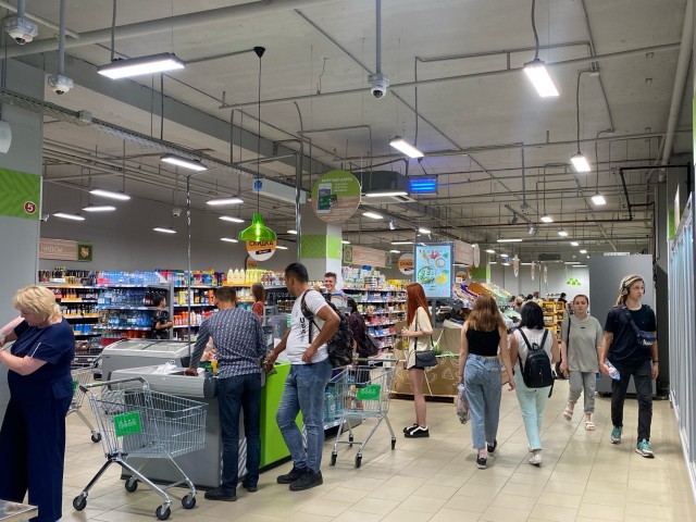 Открылся продуктовый супермаркет "Пятёрочка" в нижегородском ЦУМе