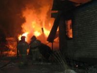 Дом сгорел в Тонкинском районе Нижегородской области