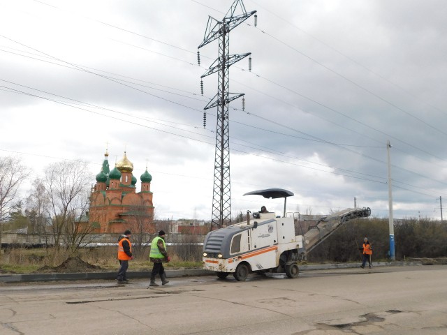 Ямочный ремонт в Арзамасе Нижегородской области начат на месяц раньше