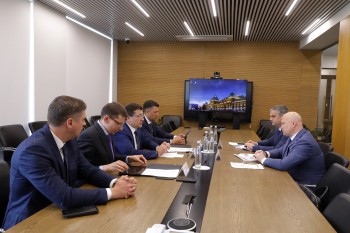 Глеб Никитин провел рабочую встречу с новым руководителем "Почты России" в Нижегородской области