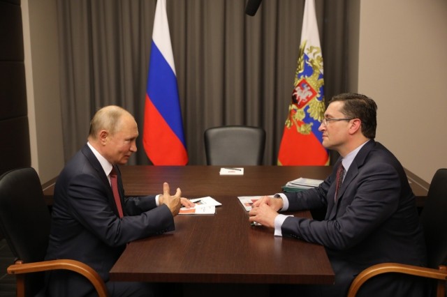 Глеб Никитин рассказал Владимиру Путину о реализации программы модернизации первичного звена