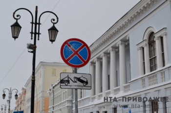 Остановка транспорта запрещена на участке проспекта Гагарина в Нижнем Новгороде