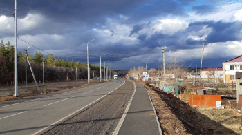 Работы на подъезде к Оренбургу от автодороги Р-239 через село Татарская Каргала вступили в финальную фазу