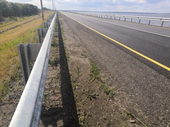 Участок межрегиональной трассы в районе плотины Нижегородской ГЭС отремонтировали по нацпроекту