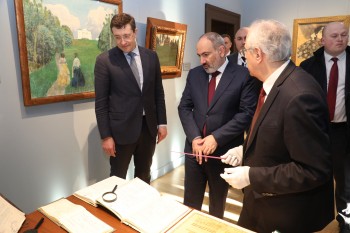 Глеб Никитин и Никол Пашинян посетили Нижегородский государственный художественный музей