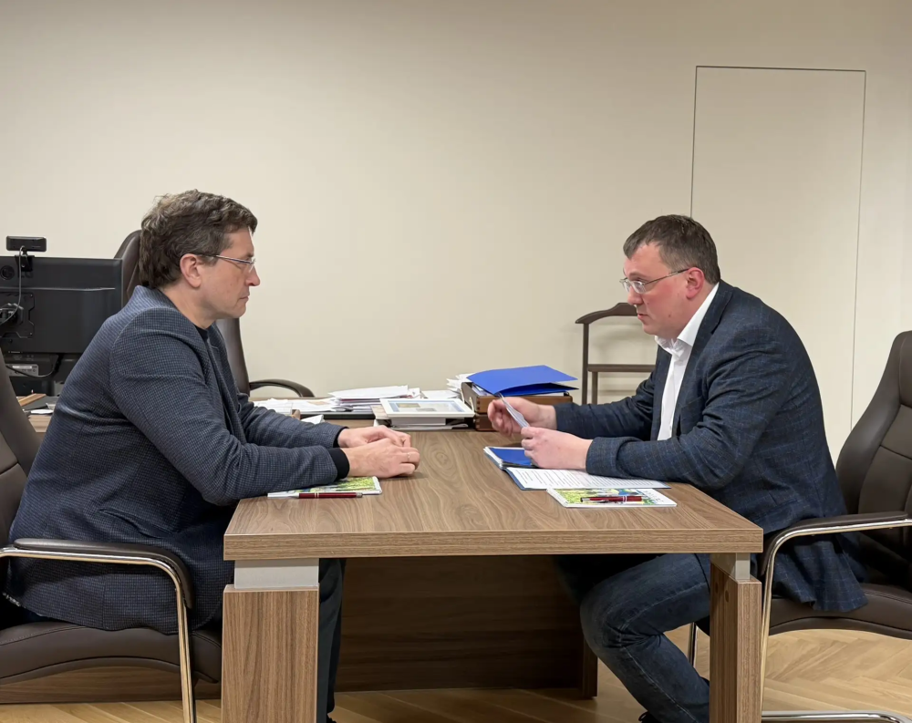 Глеб Никитин провел рабочую встречу с мэром Арзамаса