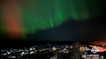 МЧС поделилось снимком северного сияния в Прикамье