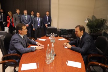 Глеб Никитин провел рабочую встречу с руководителем Аналитического центра при Правительстве РФ Константином Калининым