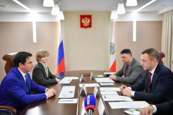 Губернатор Саратовской области Роман Бусаргин провел встречу с руководством "Норникеля"