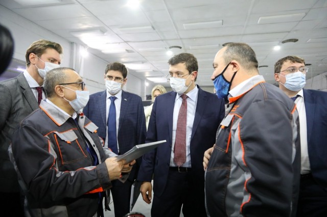 Глеб Никитин открыл новое высокотехнологичное производство в Арзамасе Нижегородской области 