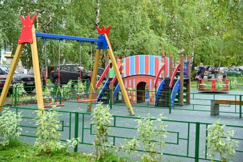 Более 70 дворов благоустроили в Дзержинске в рамках нацпроекта