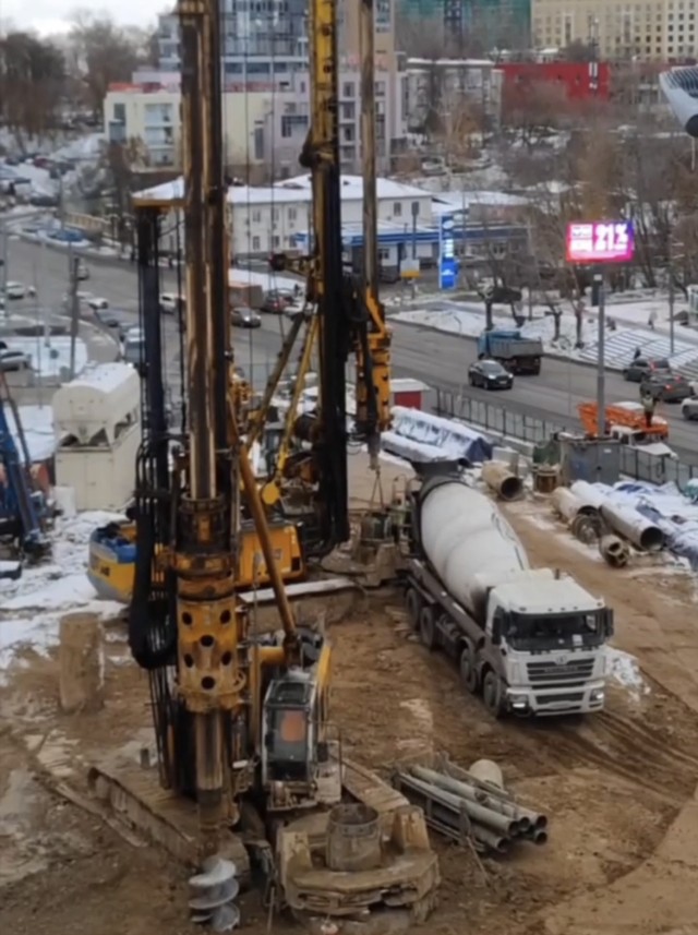 Сотую сваю для вентшахты метро установили в Нижнем Новгороде