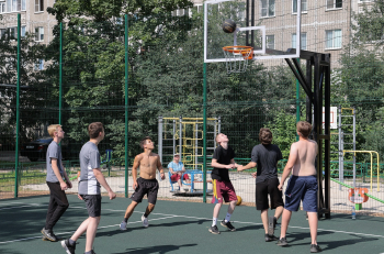 Баскетбольную площадку в Московском районе отремонтировали по просьбам нижегородцев