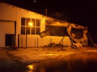 Более 60 сотрудников ГУ МЧС по региону тушили пожар в ангаре судостроительной компании в Нижнем Новгороде