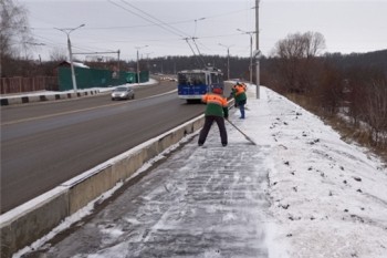Первый снег: к утру в Чебоксарах наведен порядок