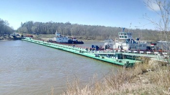 Наплавной мост через Суру открылся в Пильнинском районе Нижегородской области после ремонта