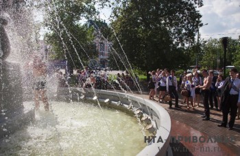 Сезон фонтанов стартовал в Чебоксарах
