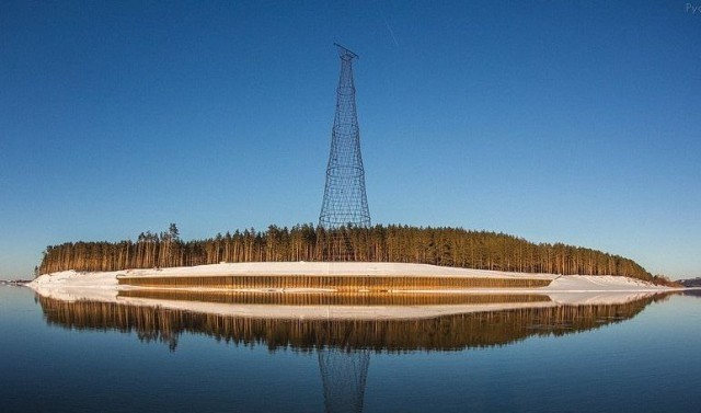 Подсветка Шуховской башни в Нижегородской области не работает после удара молнии