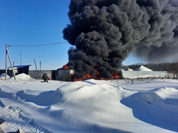 Цистерна с топливом сгорела в Богородске Нижегородской области (ВИДЕО)