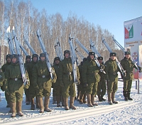 В Сарове стартовал чемпионат по лыжным гонкам Приволжского регионального командования ВВ МВД РФ 
