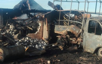 Предположительно цех по производству контрафактного алкоголя сгорел в Дзержинске Нижегородской области