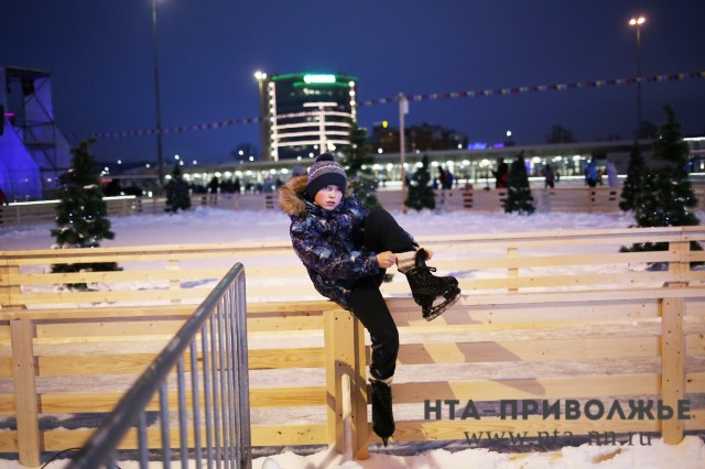 Сезон катания на коньках стартовал в Нижнем Новгороде