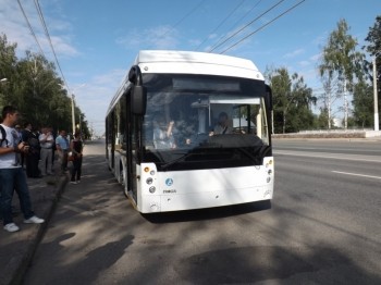 Троллейбус нового поколения протестировали в Чебоксарах