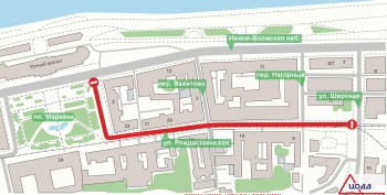 Ул. Рождественскую в Нижнем Новгороде будут перекрывать по субботам