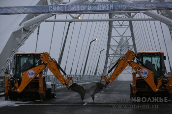 Разметку для реверса на дублёре Борского моста нанесут в ночь на 26 марта