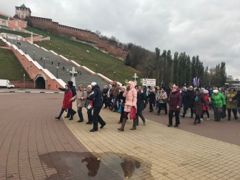 Несколько сотен нижегородцев приняли участие в акции &quot;10 000 шагов к жизни&quot;