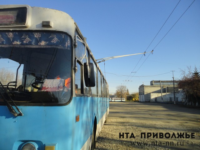 Обрыв контактного провода троллейбусов произошел на Московском шоссе в Нижнем Новгороде