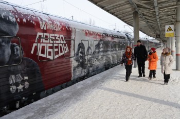 Около 1,5 тысячи человек посетили «Поезд Победы» в Нижнем Новгороде
