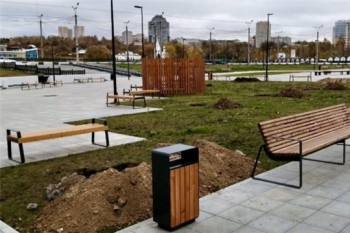 Чебоксарские клумбы переводят в зимний режим