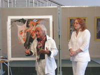 Художники Жакомо де Пасс и Александр Колотилов оставили на память о совместной работе в Сарове несколько живописных работ