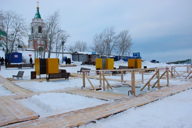 Чебоксары готовы к Крещенским купаниям Чебоксары готовы к Крещенским купаниям