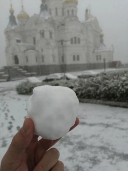 Первый снег выпал в Пермском крае