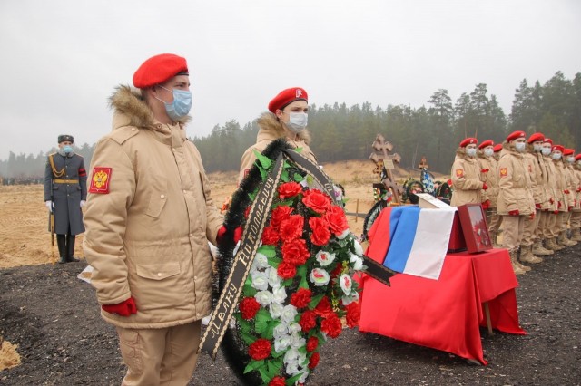 Останки бойца Великой Отечественной войны перезахоронили на городском кладбище Дзержинска Нижегородской области