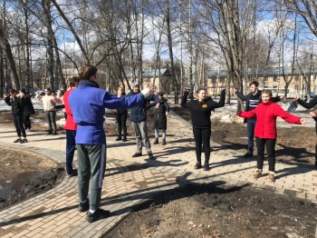 Тренировку по самообороне провели в благоустроенном по нацпроекту сквере &quot;Звезда&quot; 