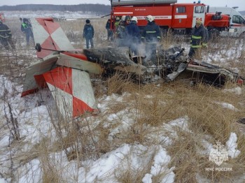 СК проверит версию об угоне разбившегося в Нижегородской области самолёта