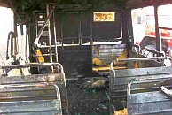 Пожар в салоне автобуса произошел в Кстове