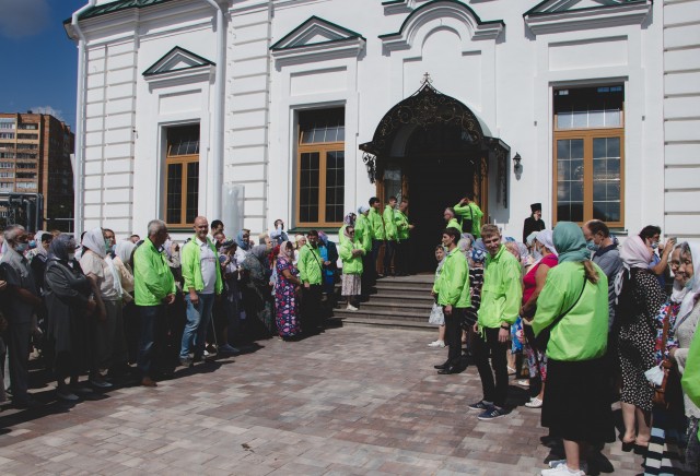 Православные волонтеры "Союза Маринс Групп" оказали помощь в освящении храма в Нижнем Новгороде